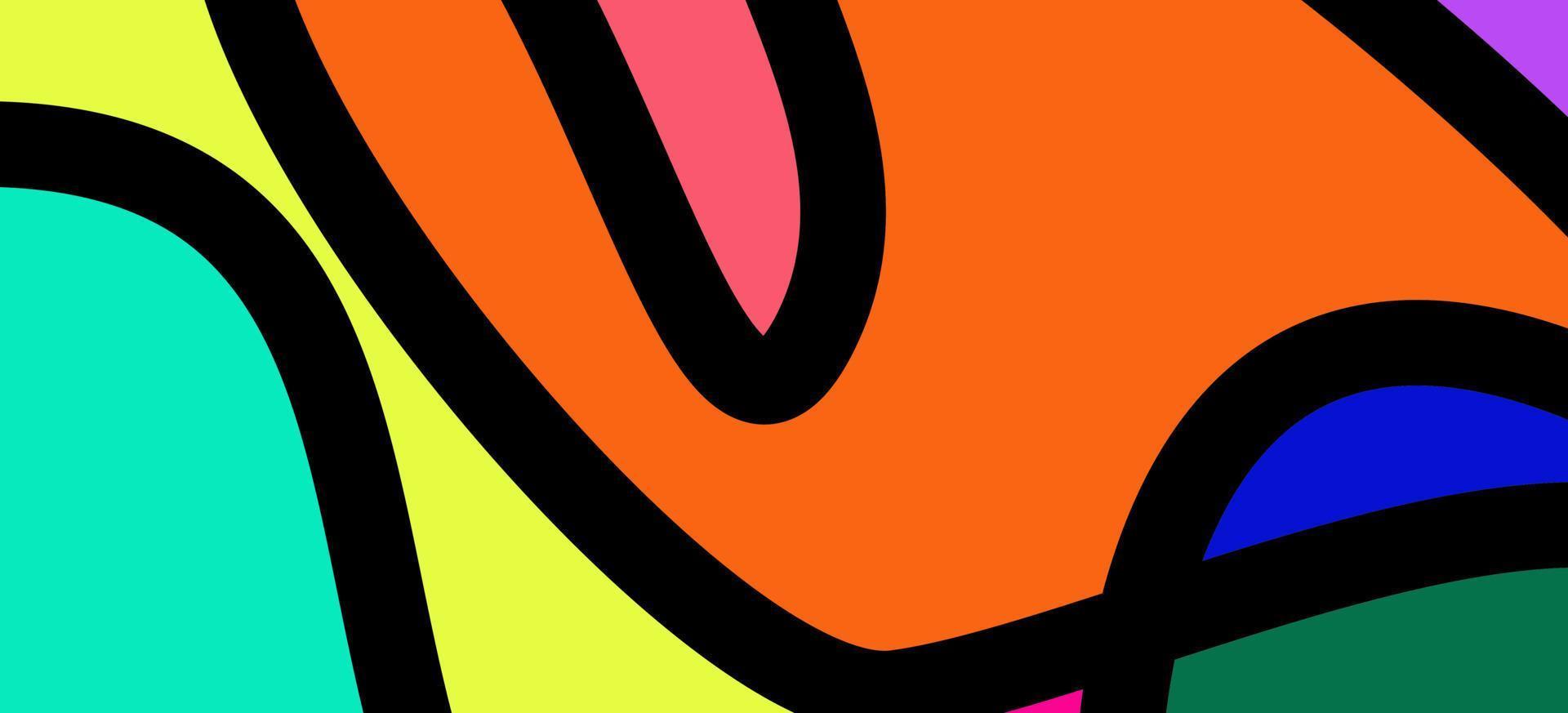 kleurrijk abstract vloeistof en meetkundig achtergrond vrij vector