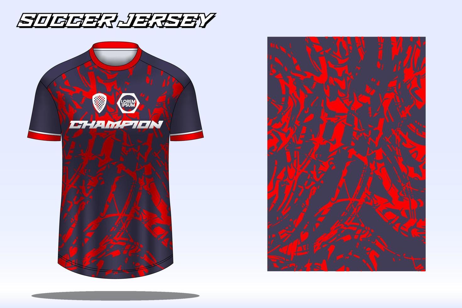 voetbal Jersey sport t-shirt ontwerp mockup voor Amerikaans voetbal club vector