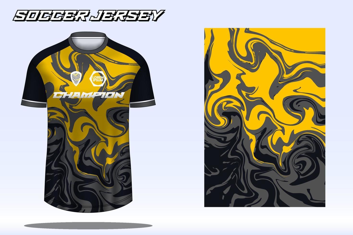 voetbal Jersey sport t-shirt ontwerp mockup voor Amerikaans voetbal club vector