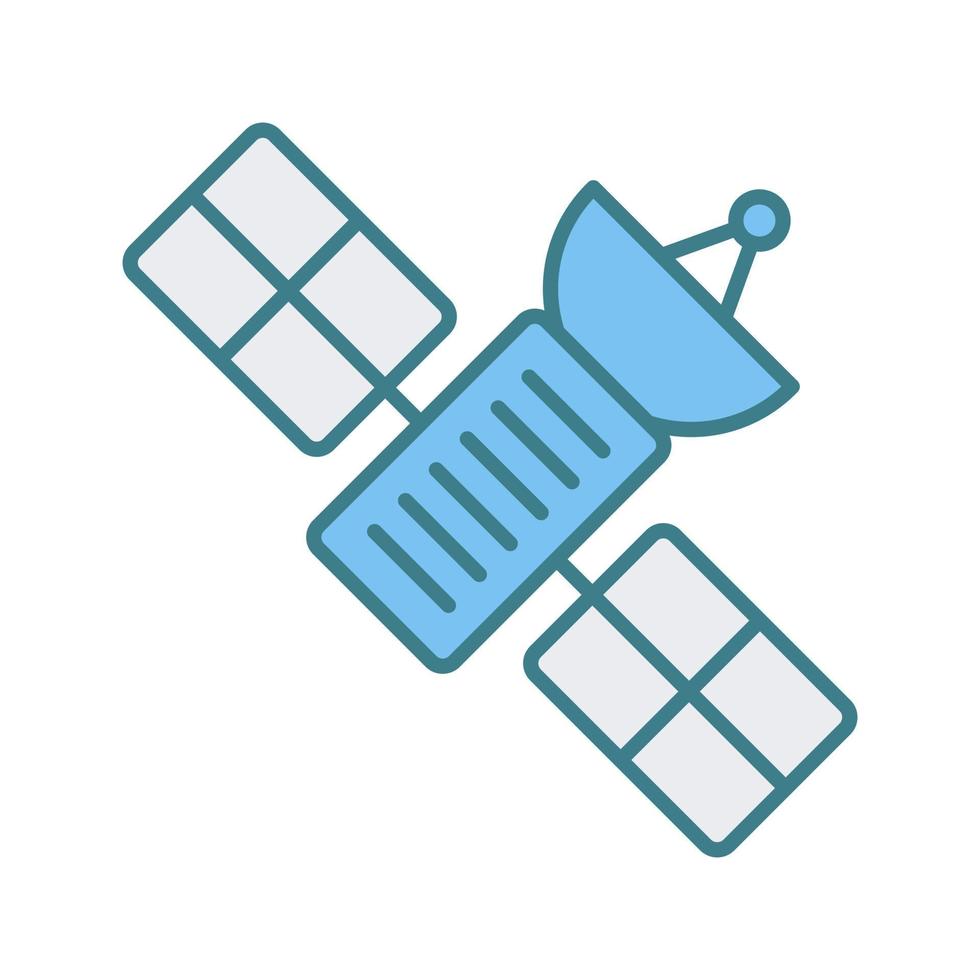 satelliet vector pictogram