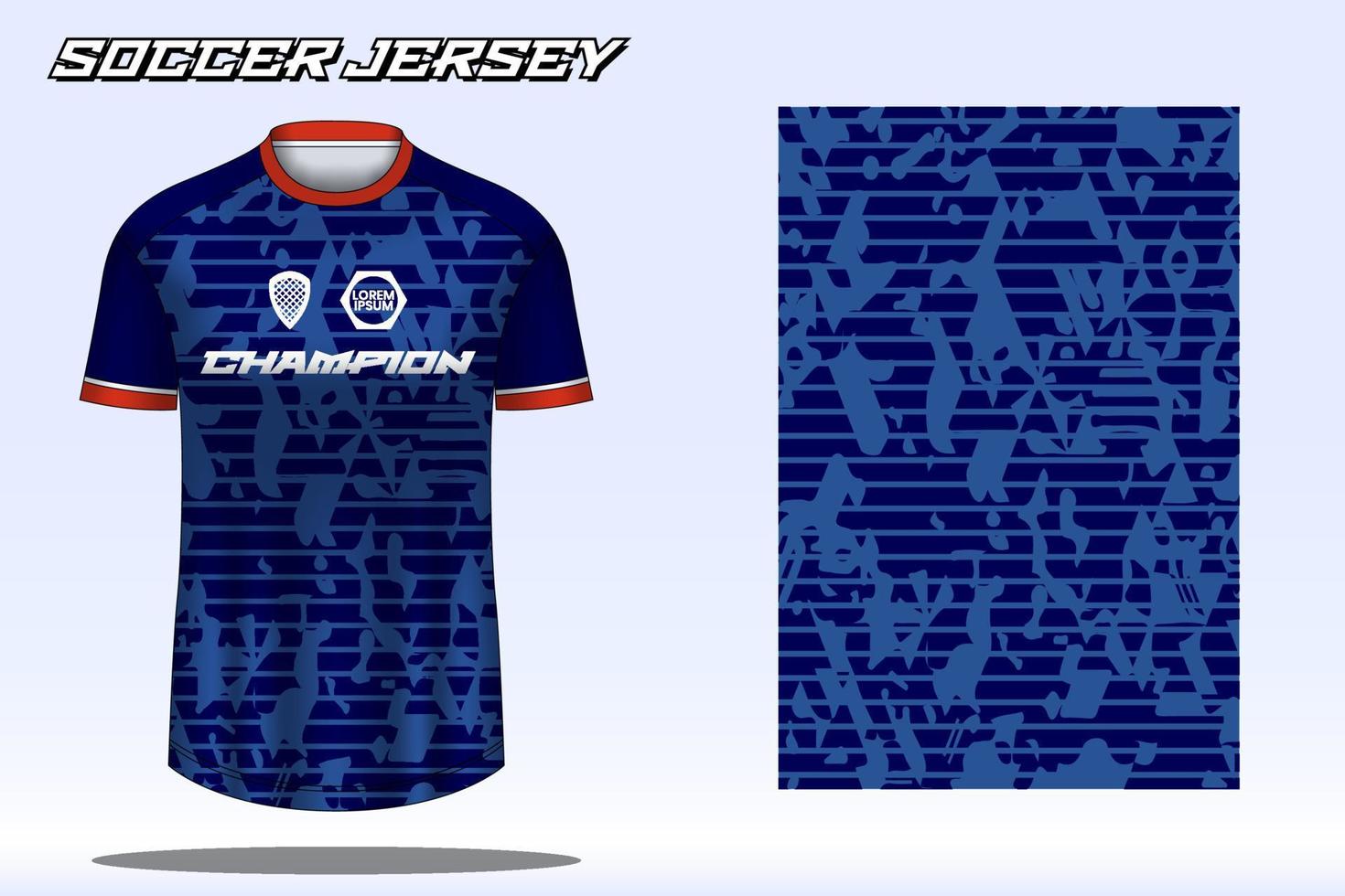 voetbal Jersey sport t-shirt ontwerp mockup voor Amerikaans voetbal club vector