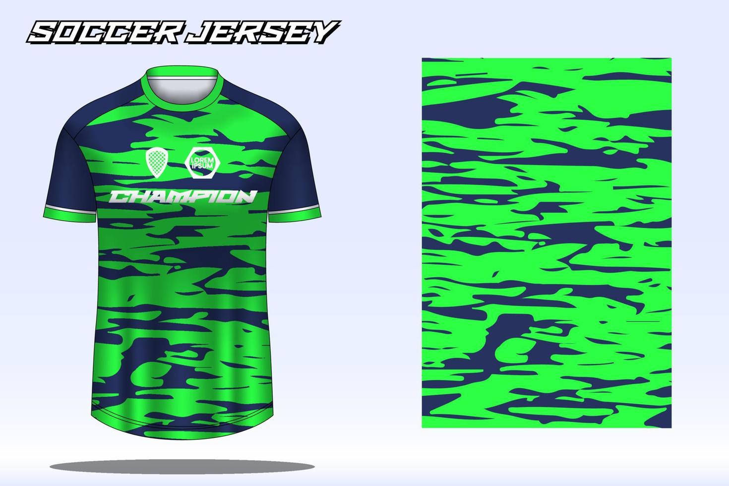 voetbal Jersey sport t-shirt ontwerp mockup voor Amerikaans voetbal club vector