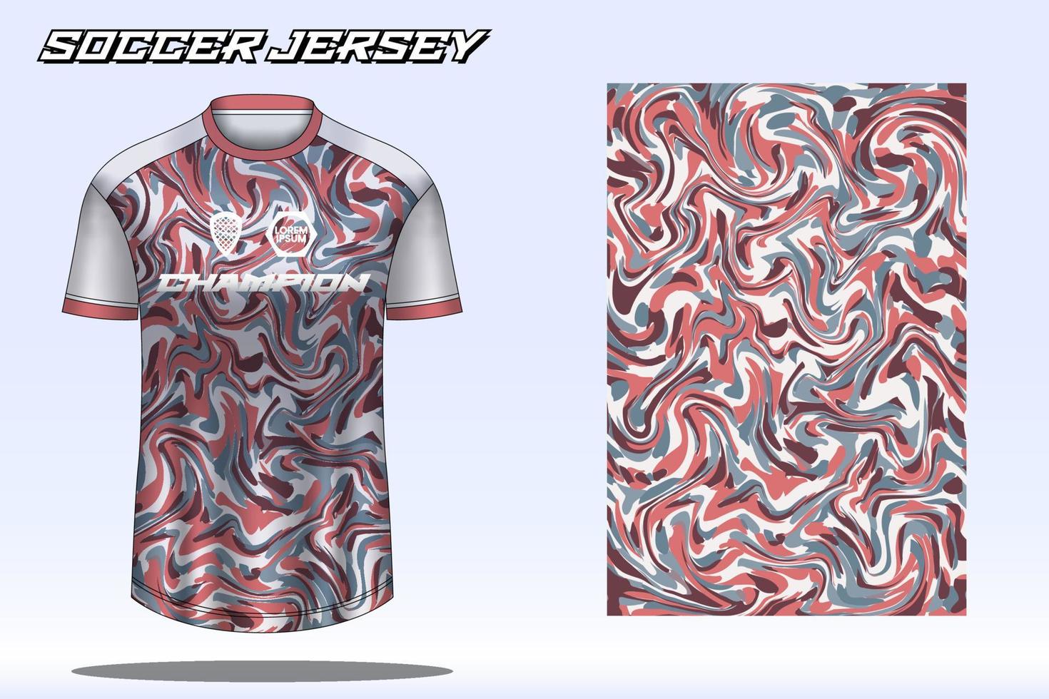 voetbal Jersey sport t-shirt ontwerp mockup voor Amerikaans voetbal club vector