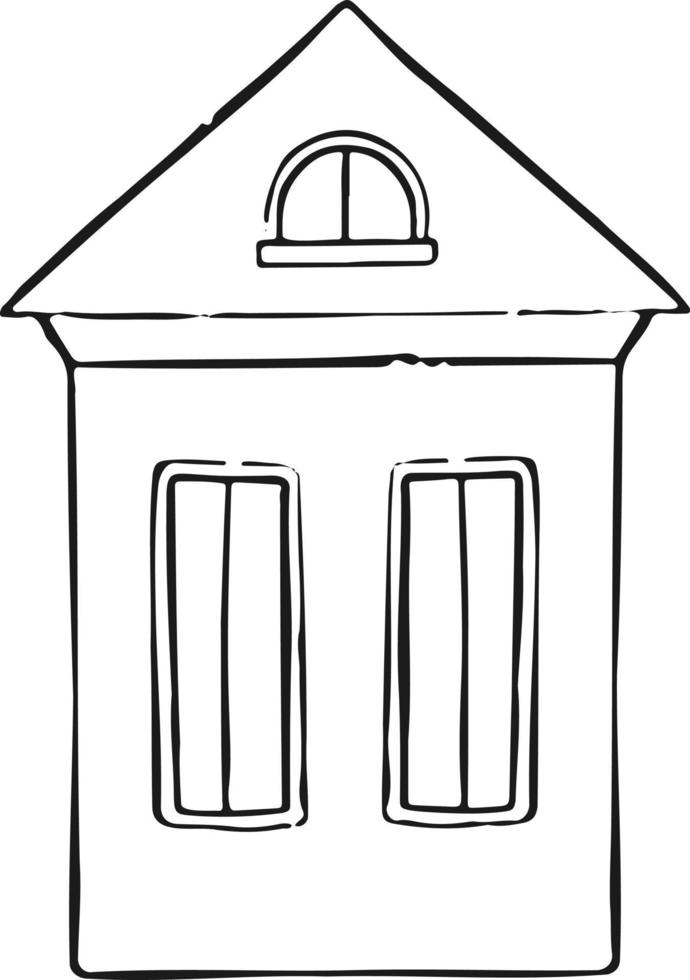 huis pictogrammen - serie van lijn symbolen illustratie vector