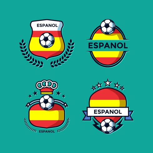 espanol voetbal patch vector