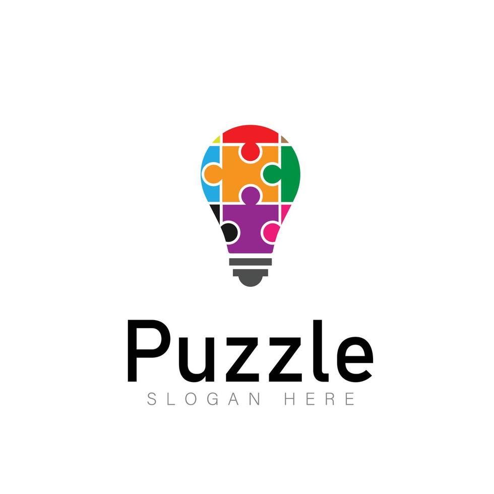 puzzel reeks logo vector sjabloon downloaden