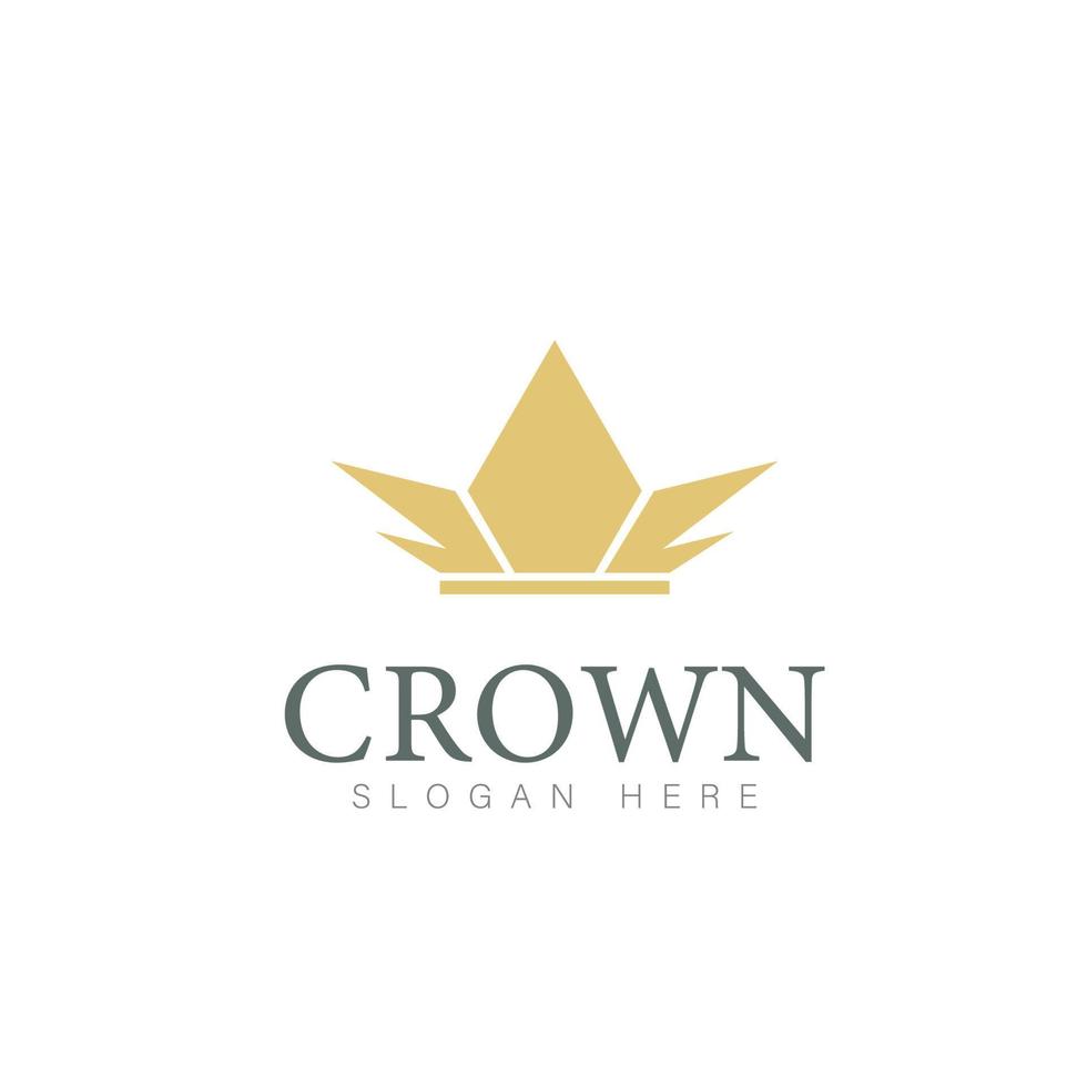 modern kroon logo sjabloon. kroon icoon luxe ontwerp vector