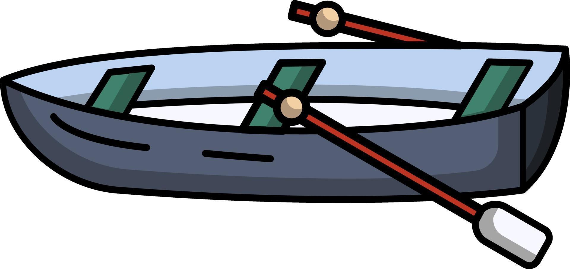 eenvoudige schattige boot perfect voor ontwerpproject vector
