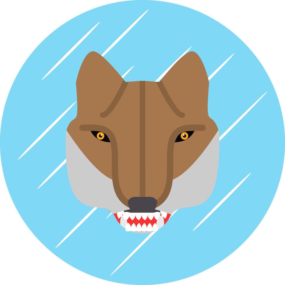 wolf vector icoon ontwerp