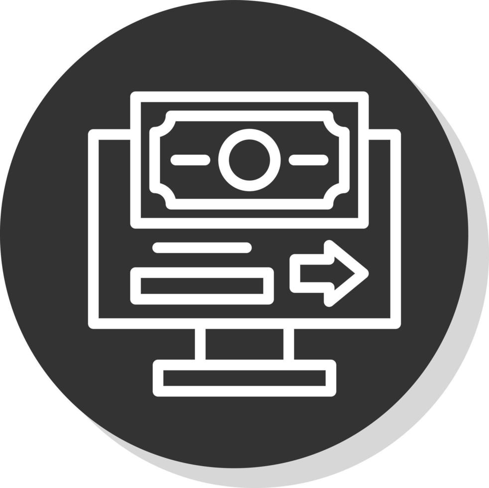 online betaling vector icoon ontwerp