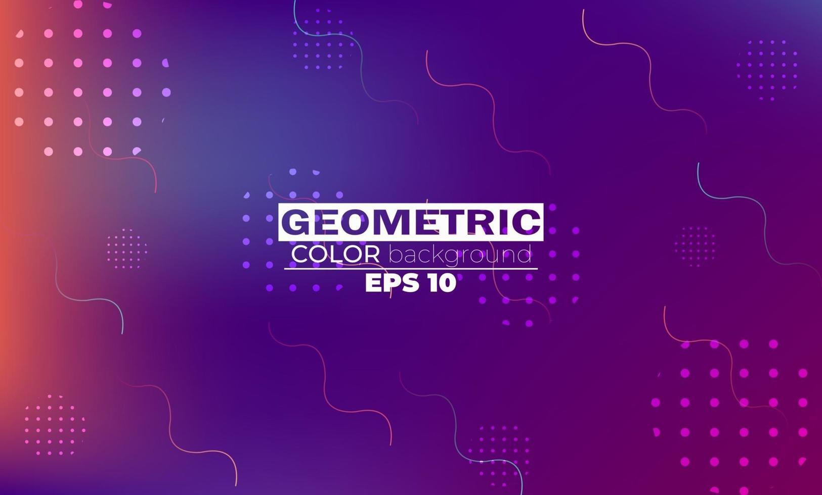 kleurrijke geometrische achtergrond met gradiëntmotie vormt samenstelling. vector