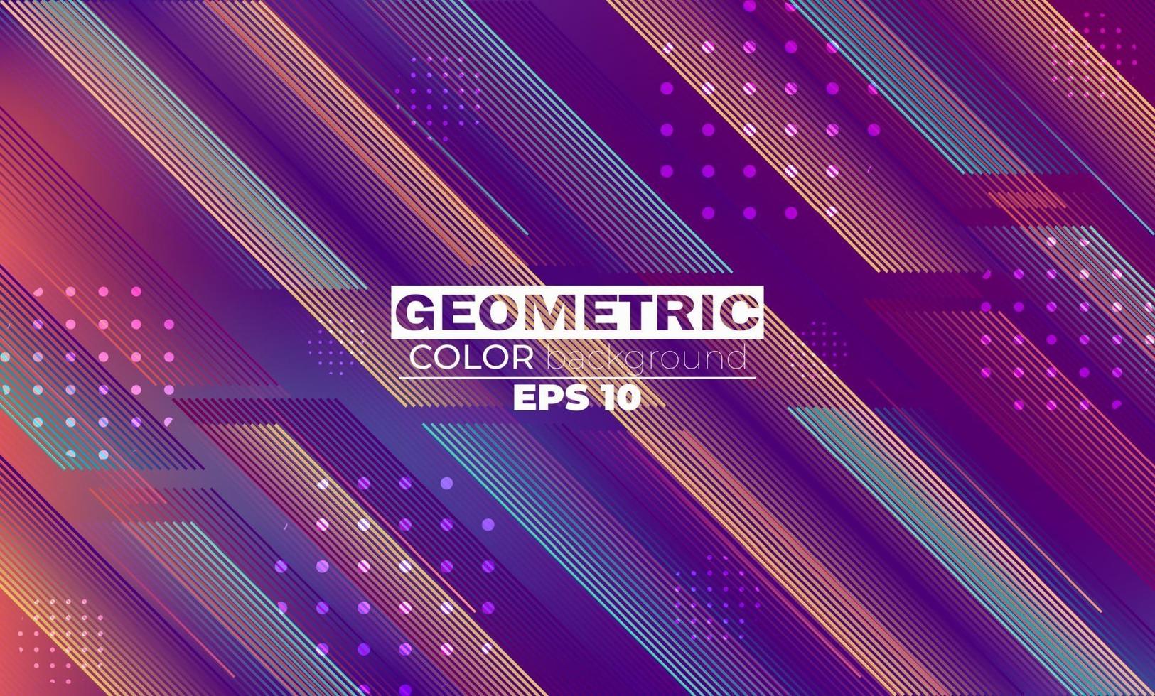 geometrische achtergrond met gradiëntbeweging vormt samenstelling vector