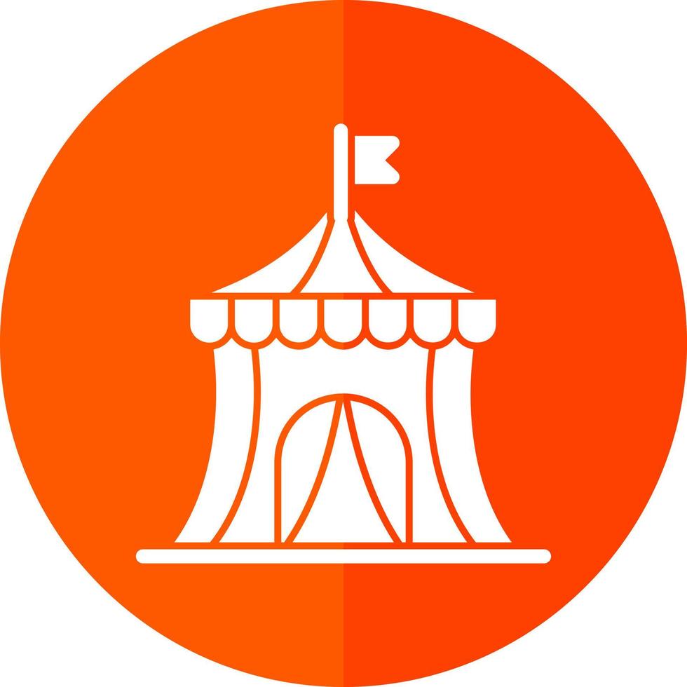 circus tent vector icoon ontwerp