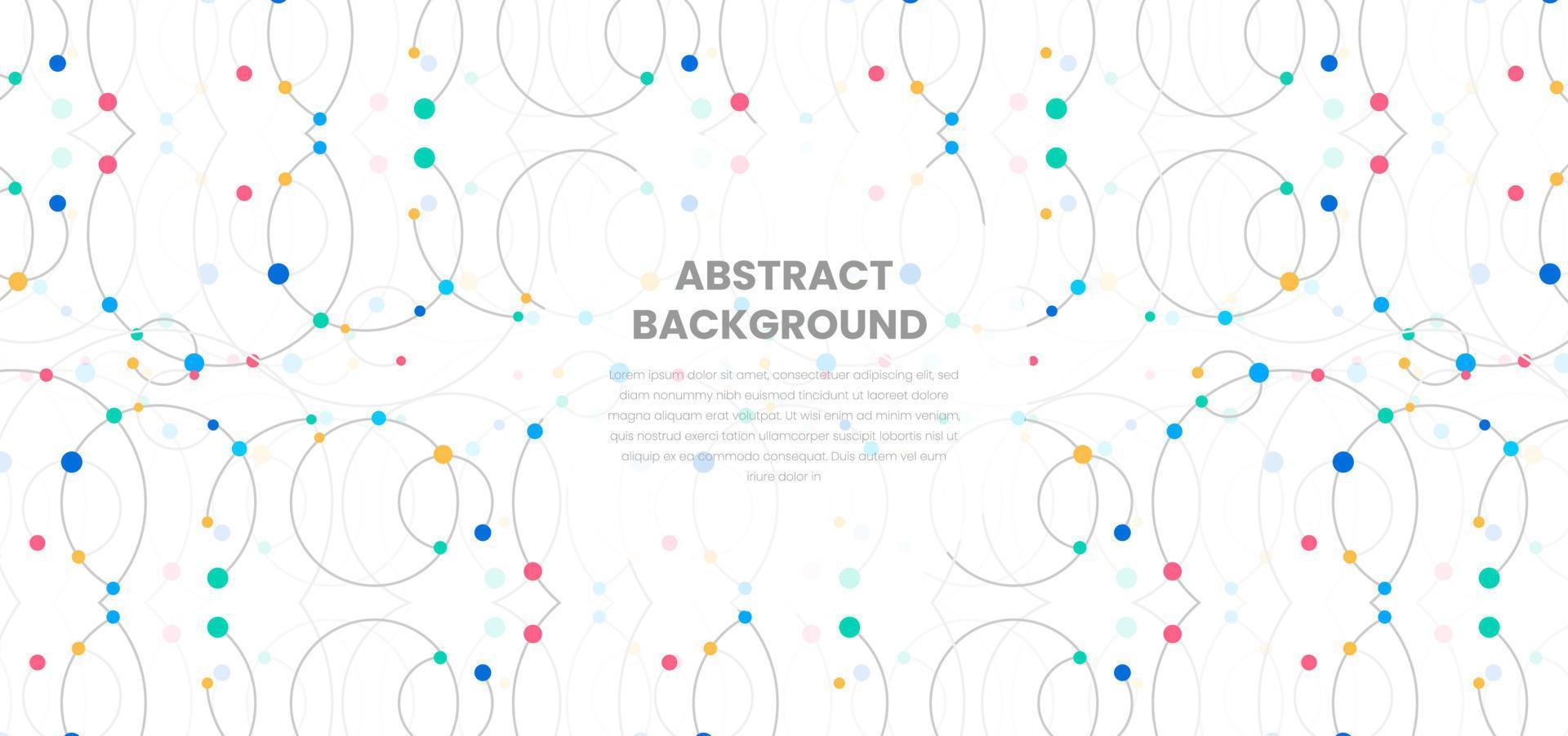 abstract meetkundig patroon achtergrond en Verbinden stippen, points en lijnen. digitaal technologie globaal netwerk verbinding. met plexus achtergrond. netwerk of verbinding. technologie wetenschap achtergrond. vector