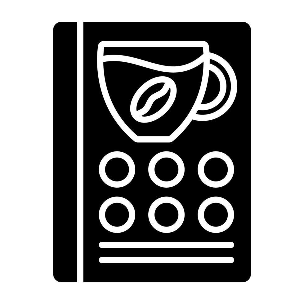 10519 - koffie kaart.eps vector