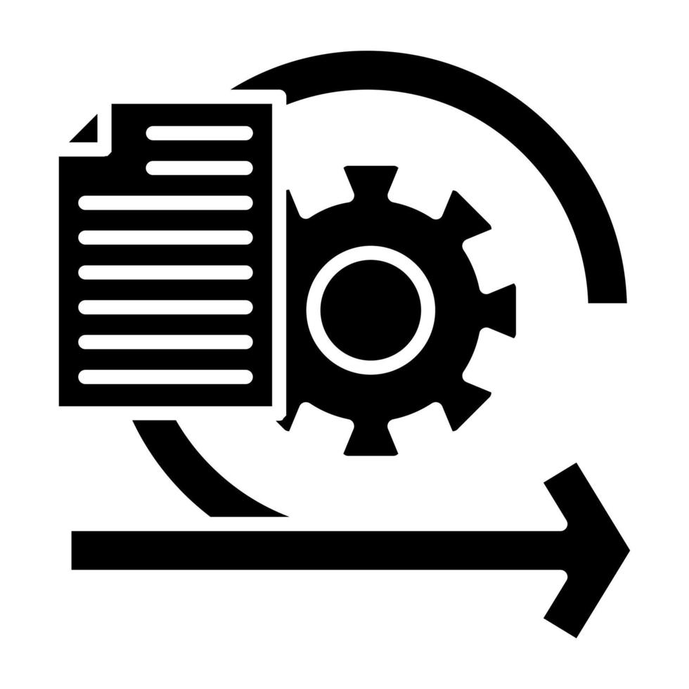 behendig manifest icoon stijl vector