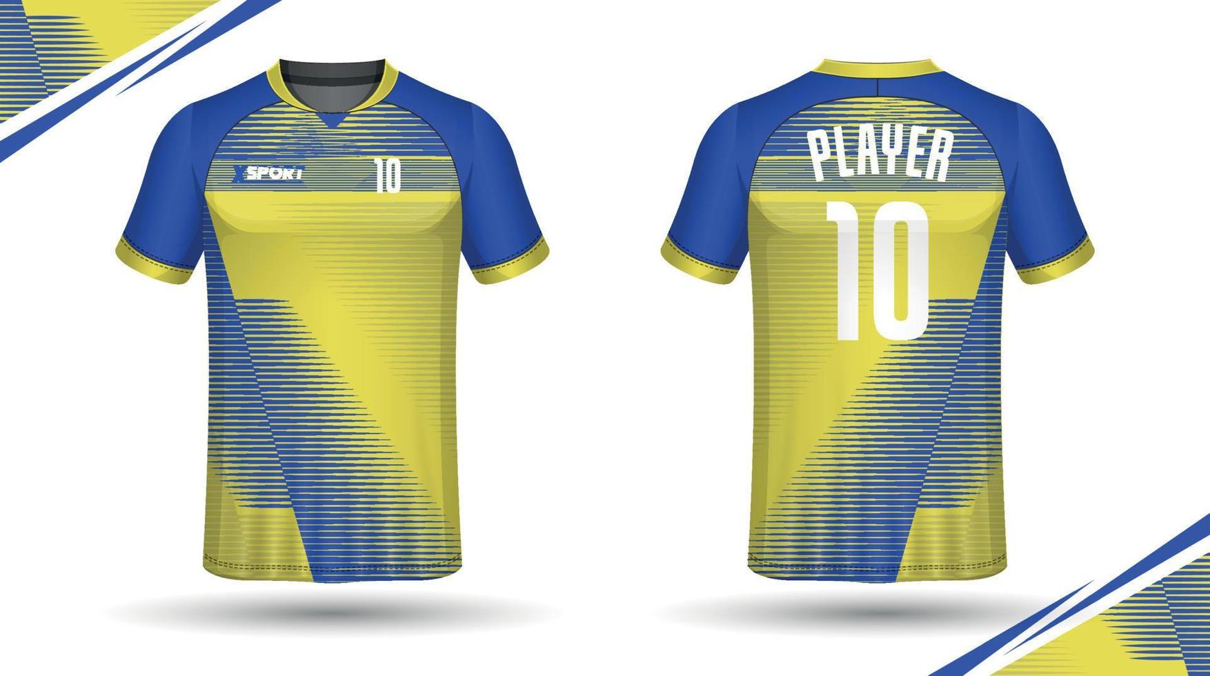 voetbal Jersey ontwerp voor sublimatie, sport t overhemd ontwerp vector