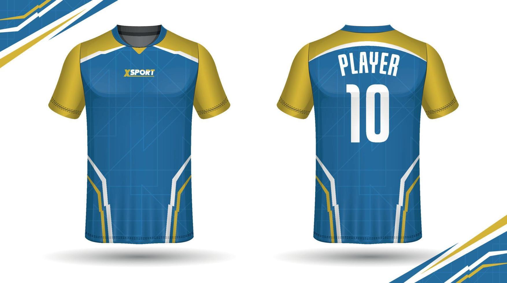 voetbal Jersey ontwerp voor sublimatie, sport t overhemd ontwerp vector