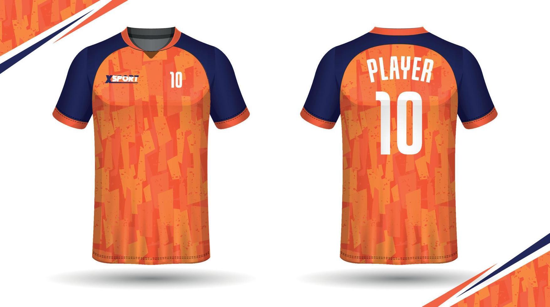 voetbal Jersey ontwerp voor sublimatie, sport t overhemd ontwerp vector