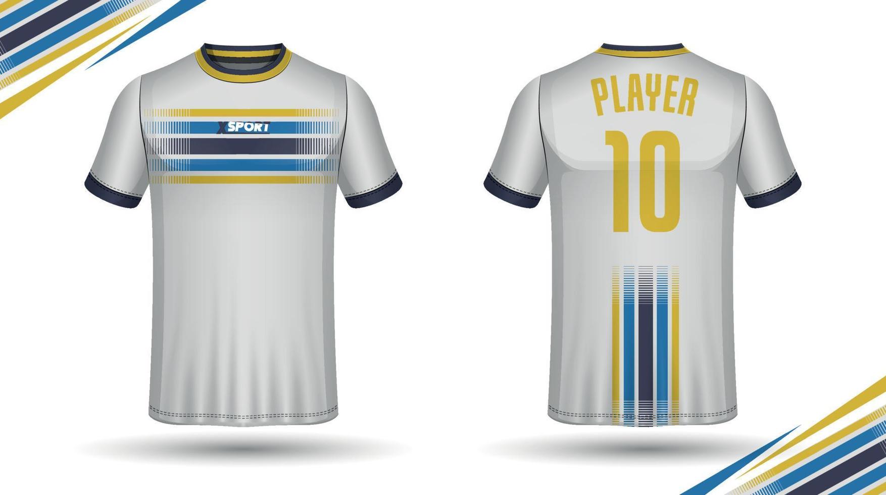 voetbal Jersey ontwerp voor sublimatie, sport t overhemd ontwerp vector