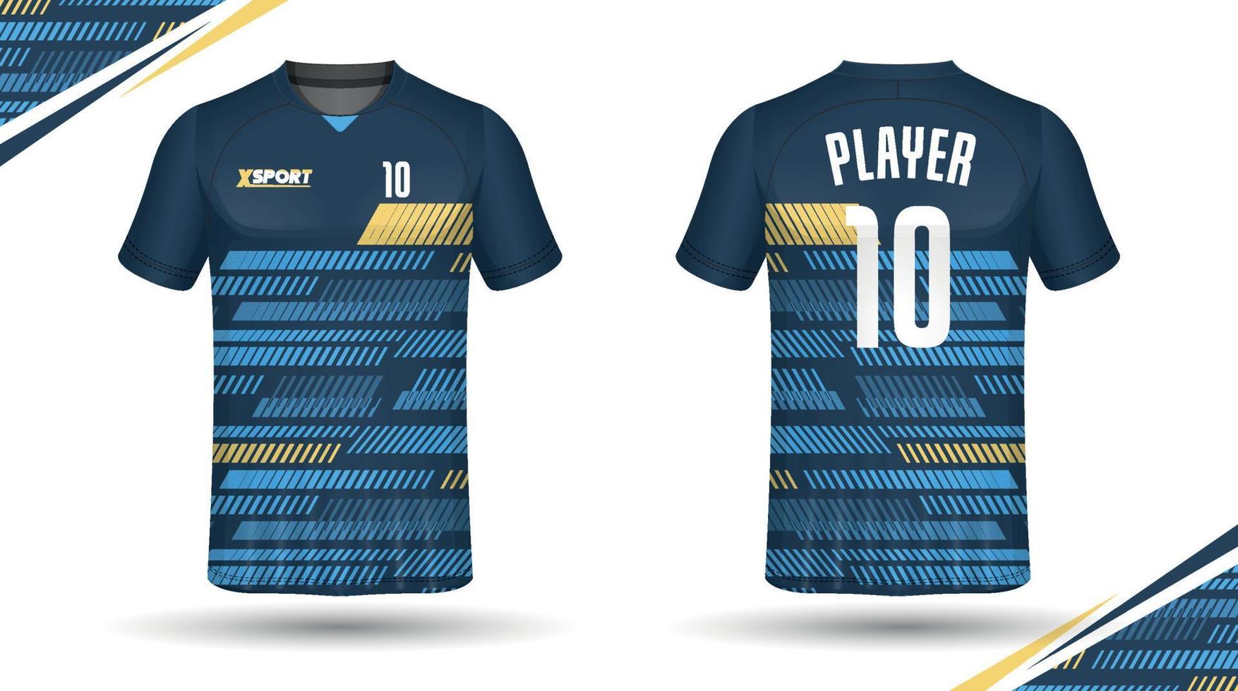 voetbal Jersey ontwerp voor sublimatie, sport t overhemd ontwerp vector