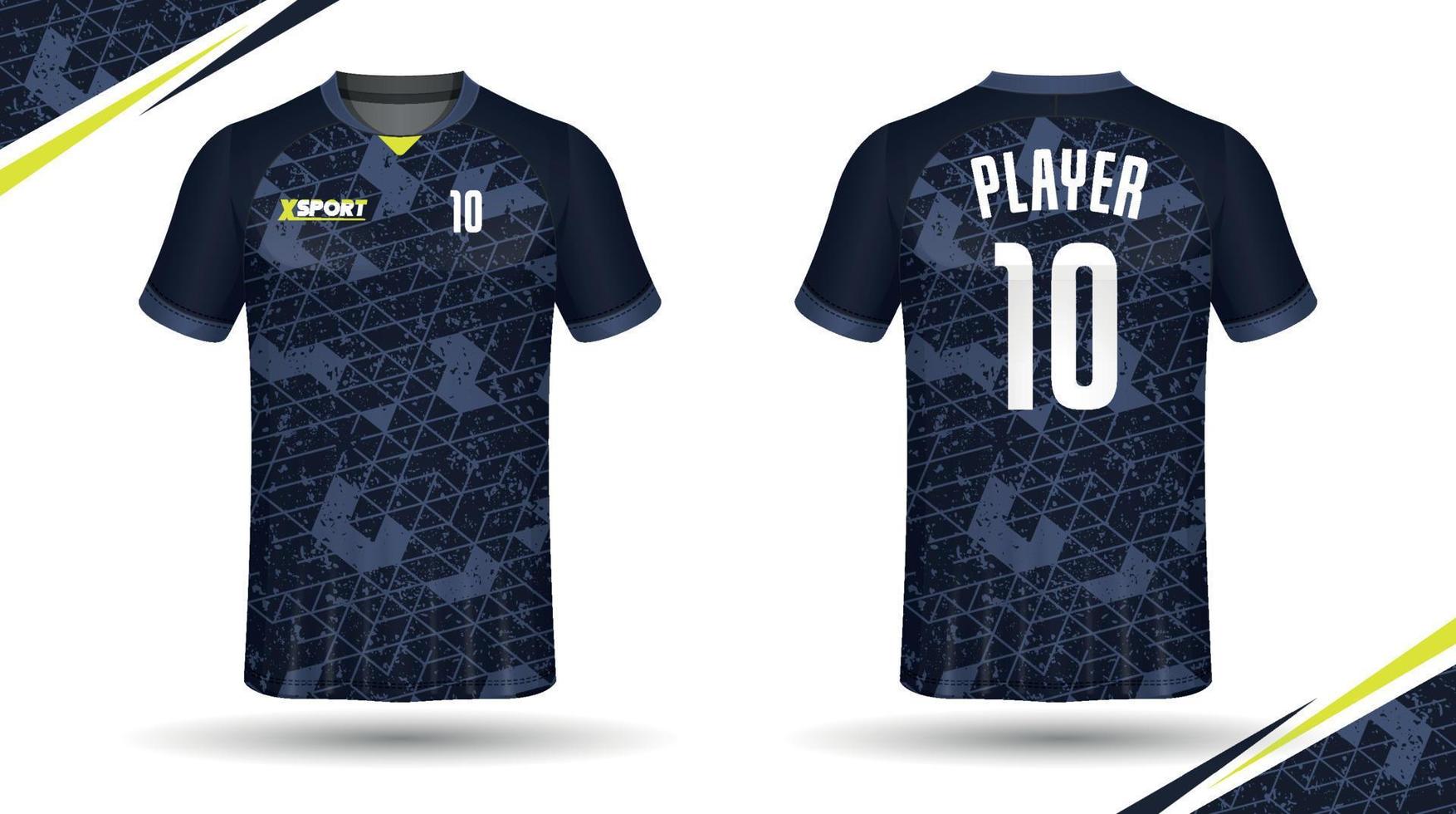 voetbal Jersey ontwerp voor sublimatie, sport t overhemd ontwerp vector