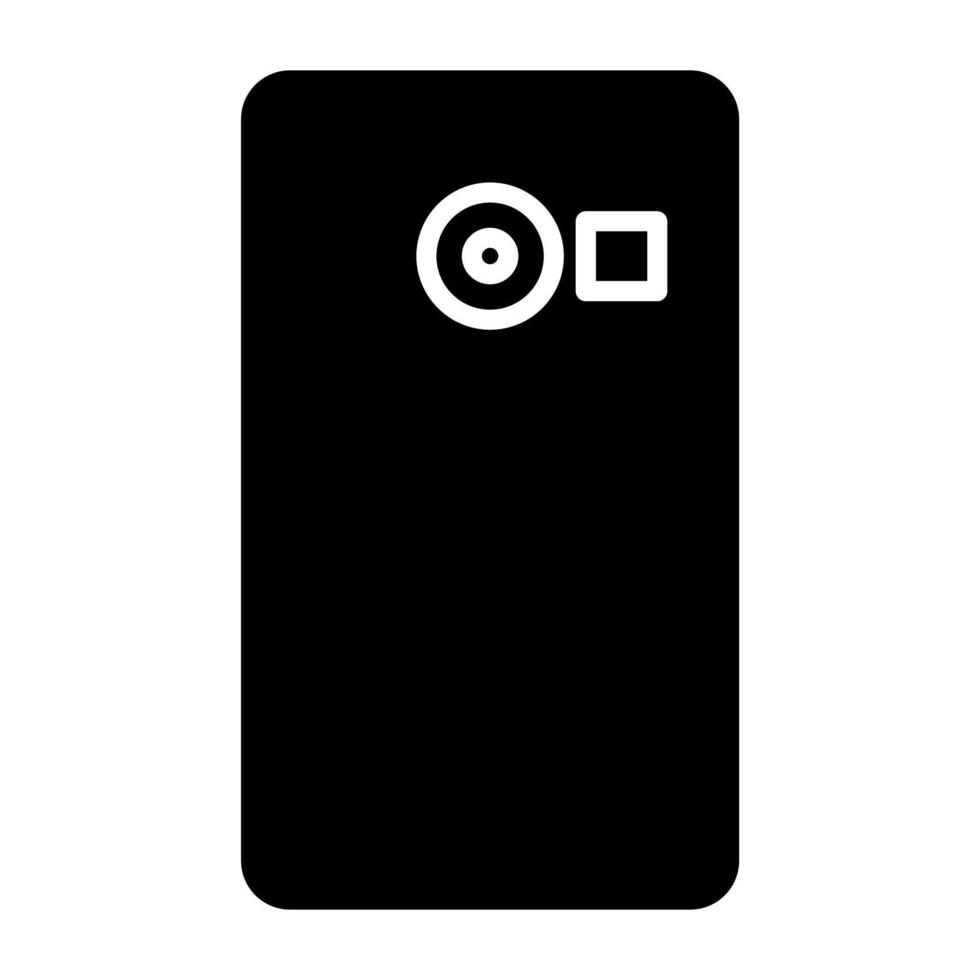 telefoon camera icoon stijl vector