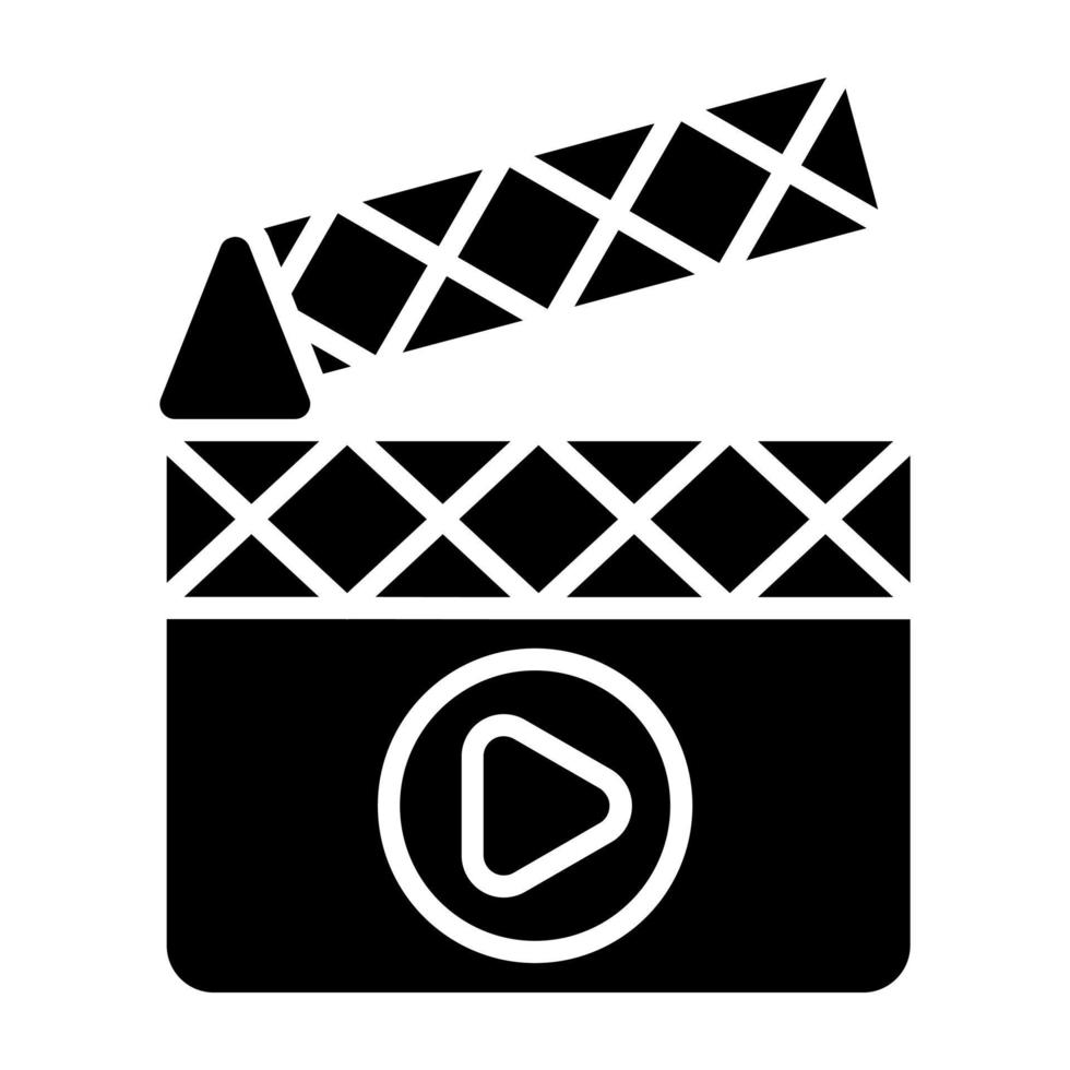 film maken icoon stijl vector