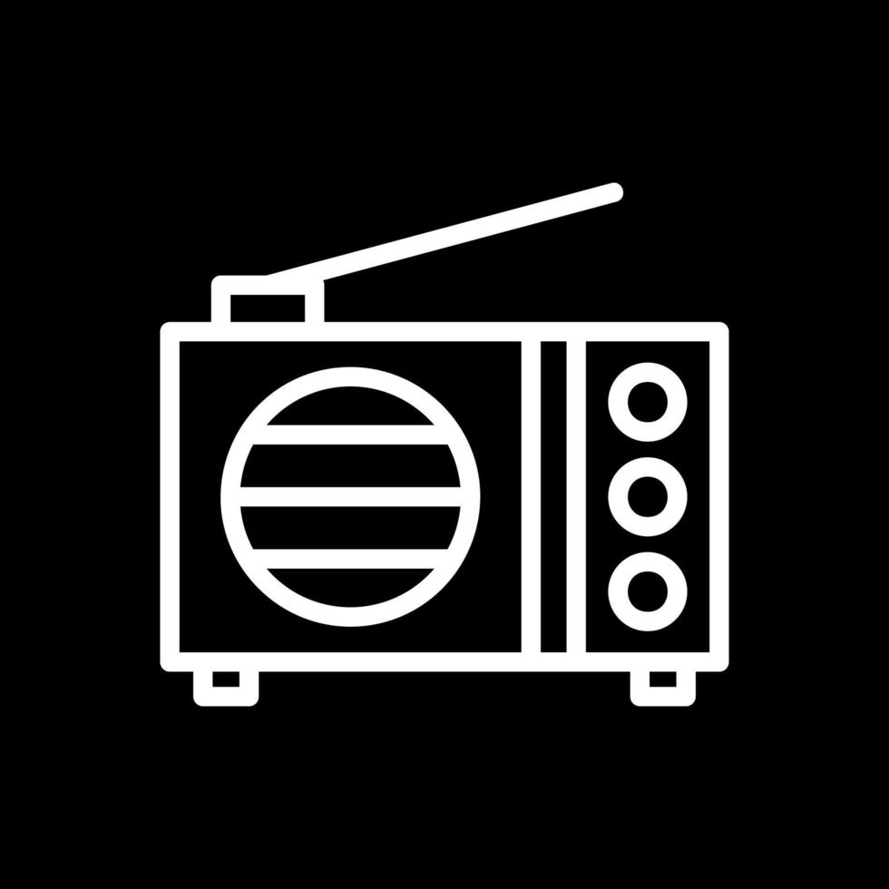 radio vector icoon ontwerp