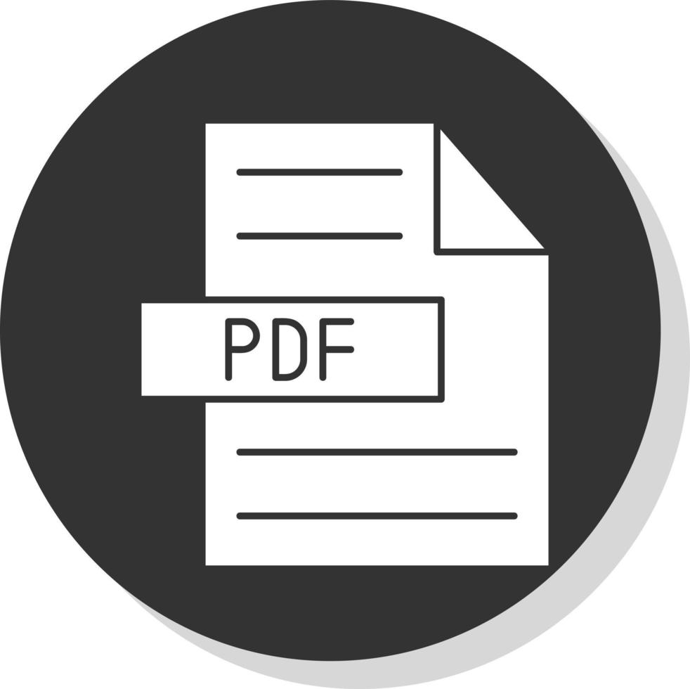 pdf vector icoon ontwerp