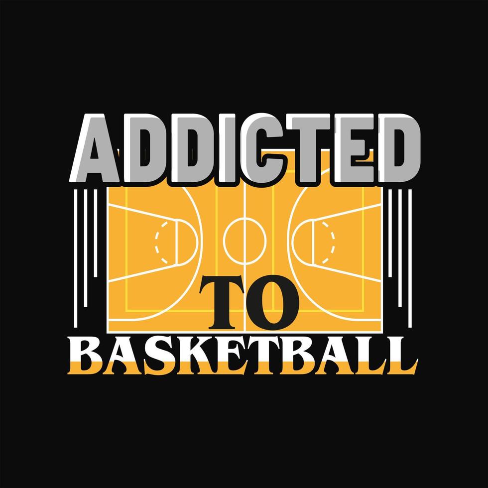 basketbal t-shirt ontwerp vector