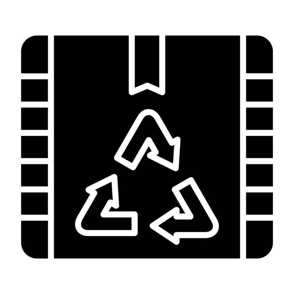 recycle icoon stijl vector