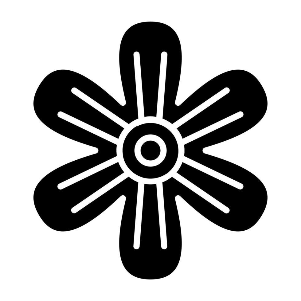 bloem pictogramstijl vector