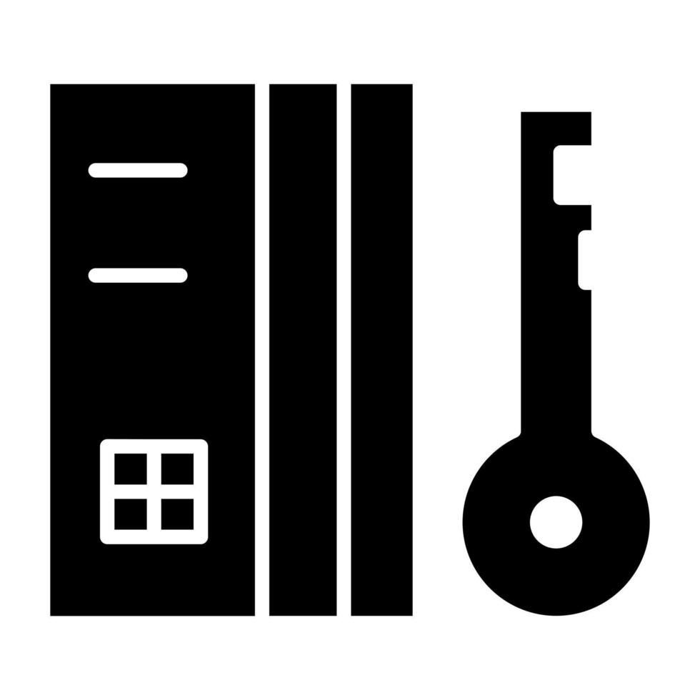 kamersleutel pictogramstijl vector