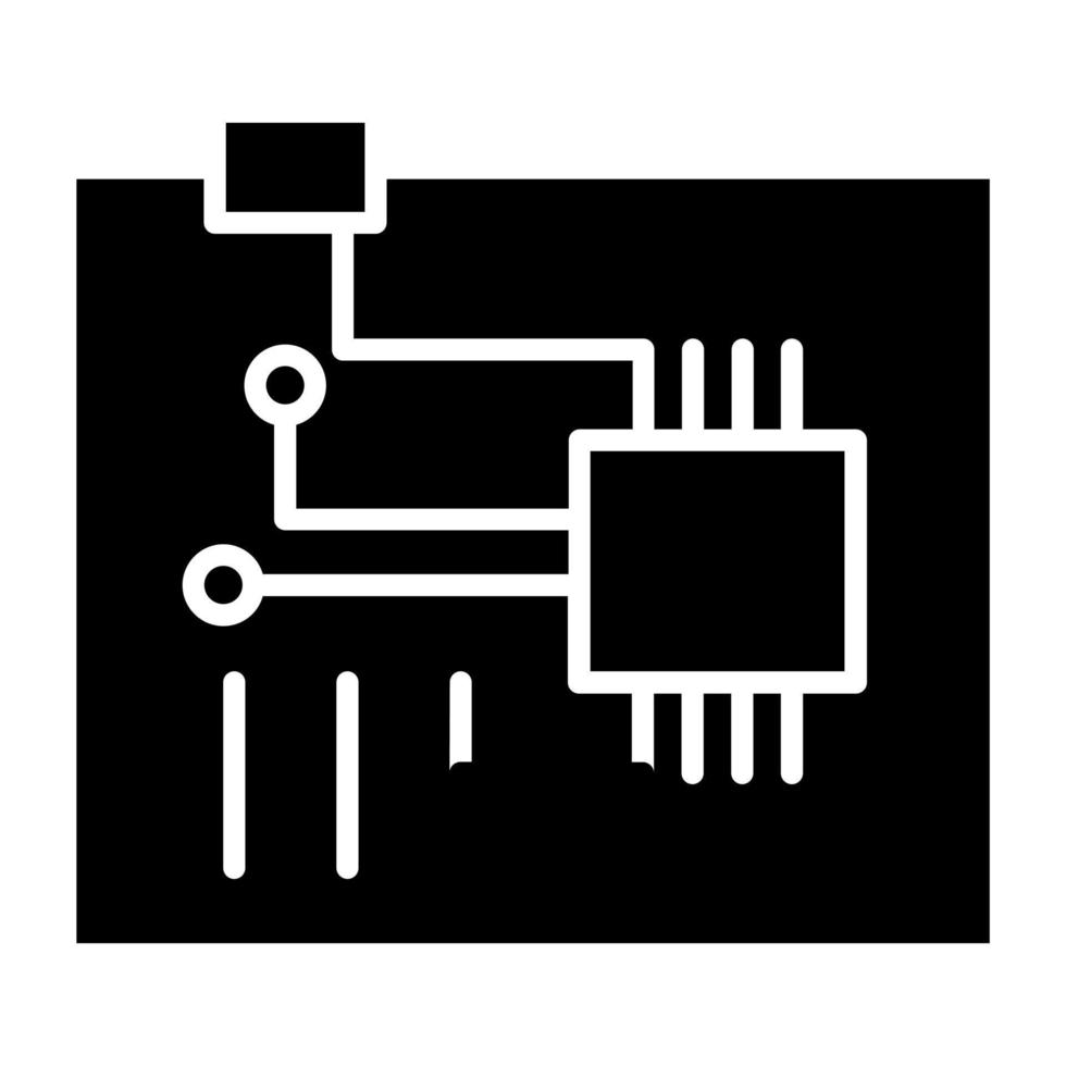 elektronisch icoon stijl vector