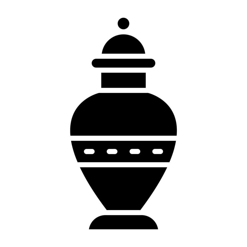 urn icoon stijl vector
