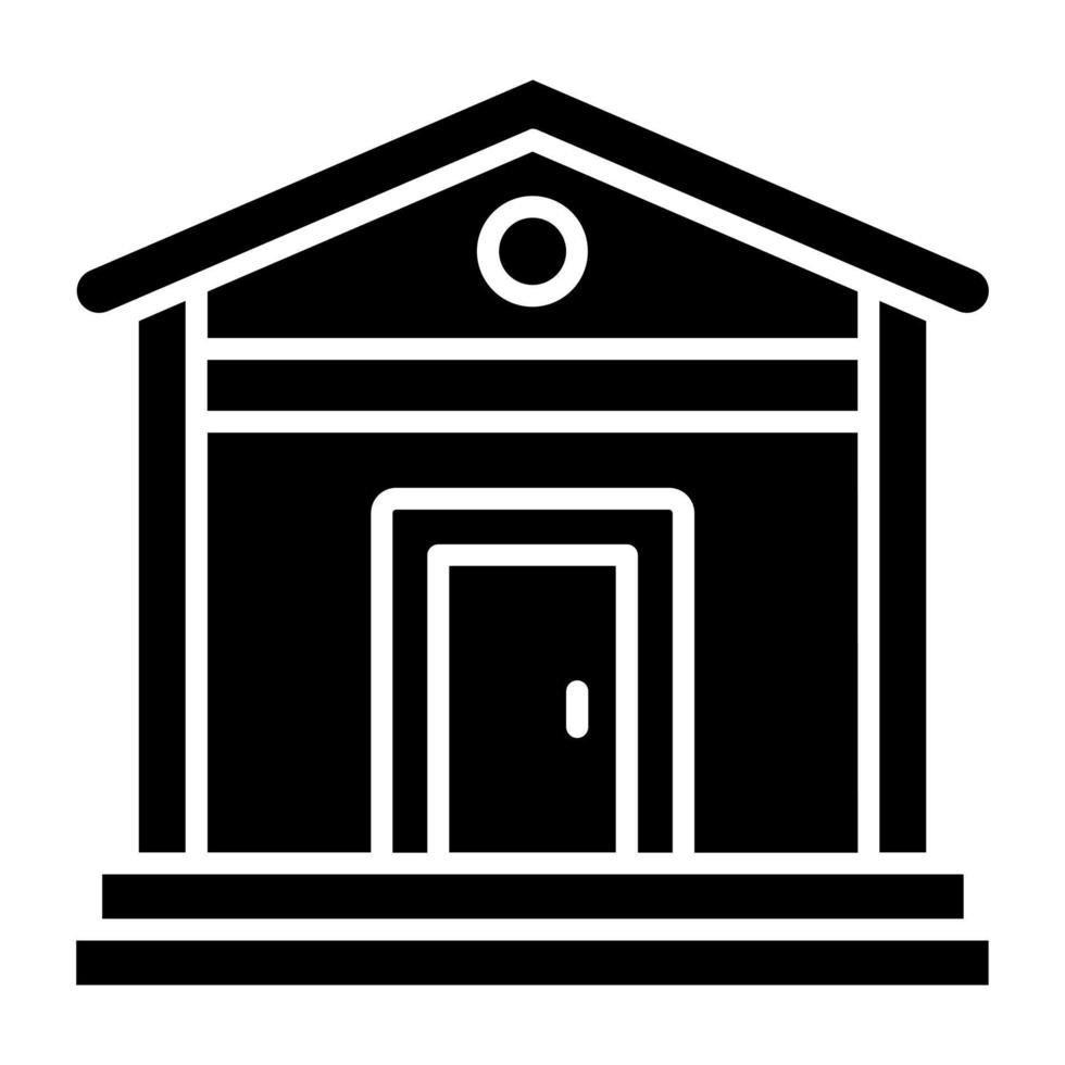 mausoleum icoon stijl vector