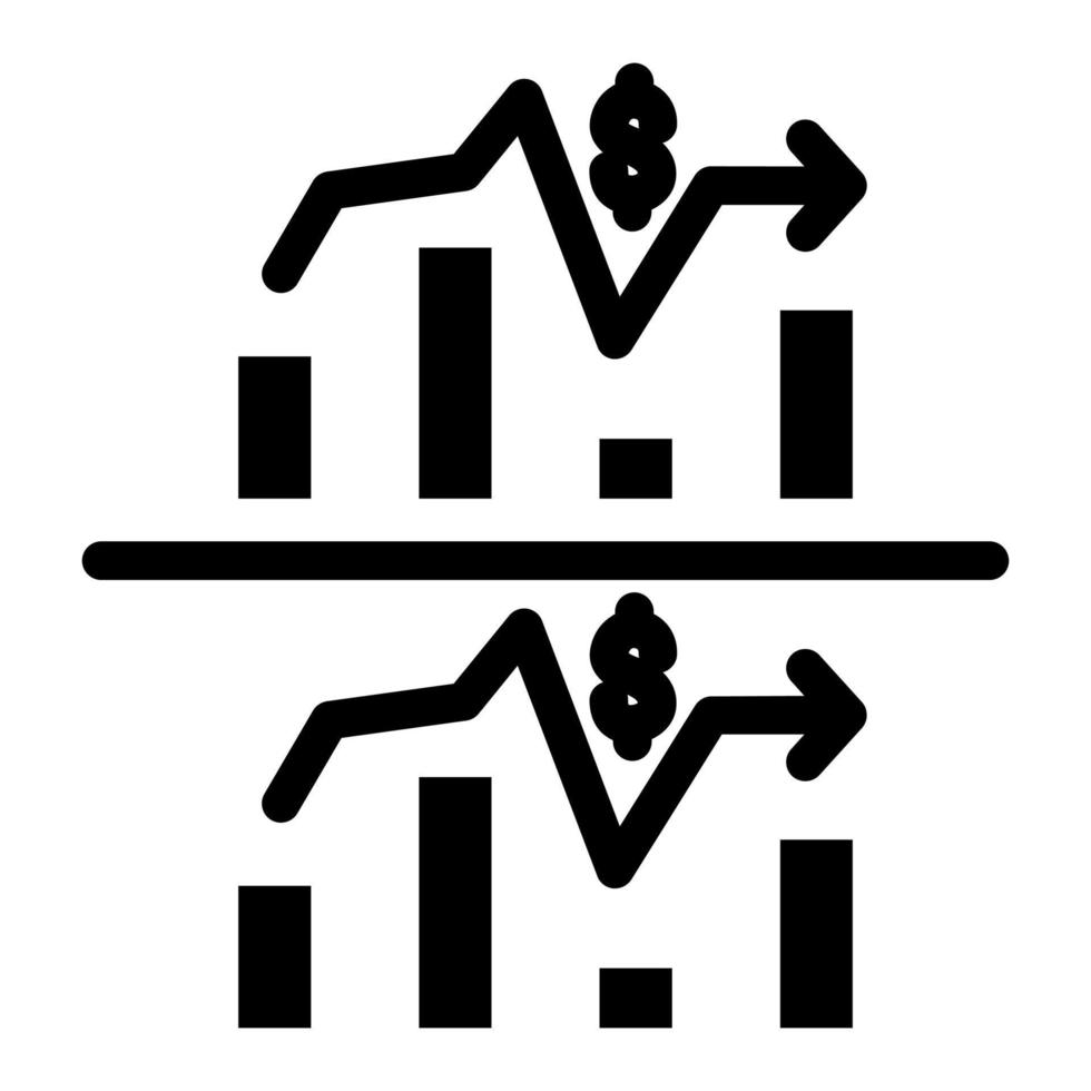 competitief uitwisseling tarieven icoon stijl vector