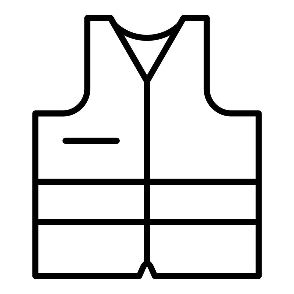 reddingsvest pictogramstijl vector