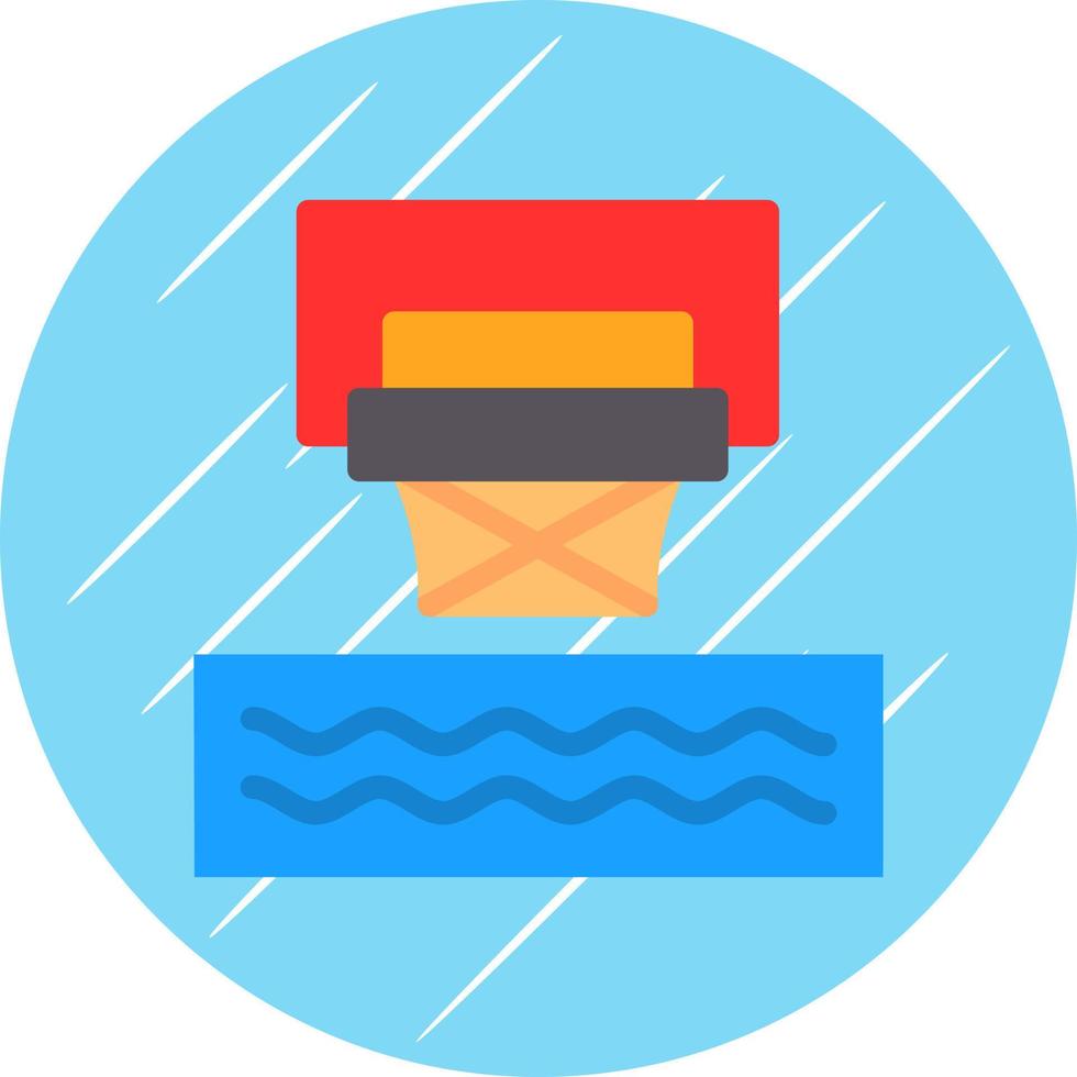 water basketbal vector icoon ontwerp