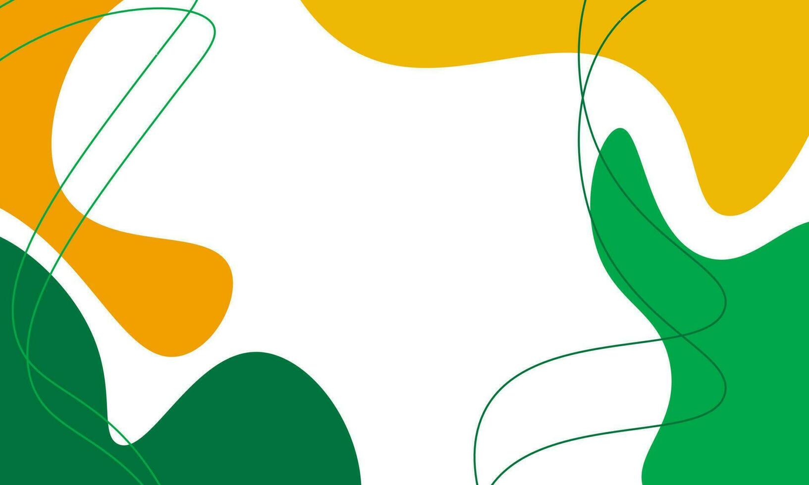 vector abstract geel, groen met wit achtergrond. sjabloon ontwerp voor sociaal media, kaart, banier