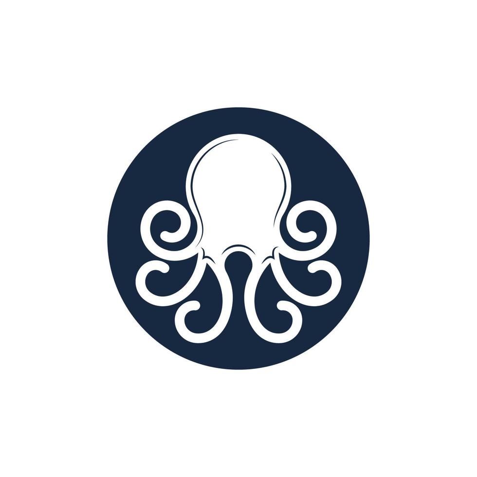 Octopus logo vector ontwerp