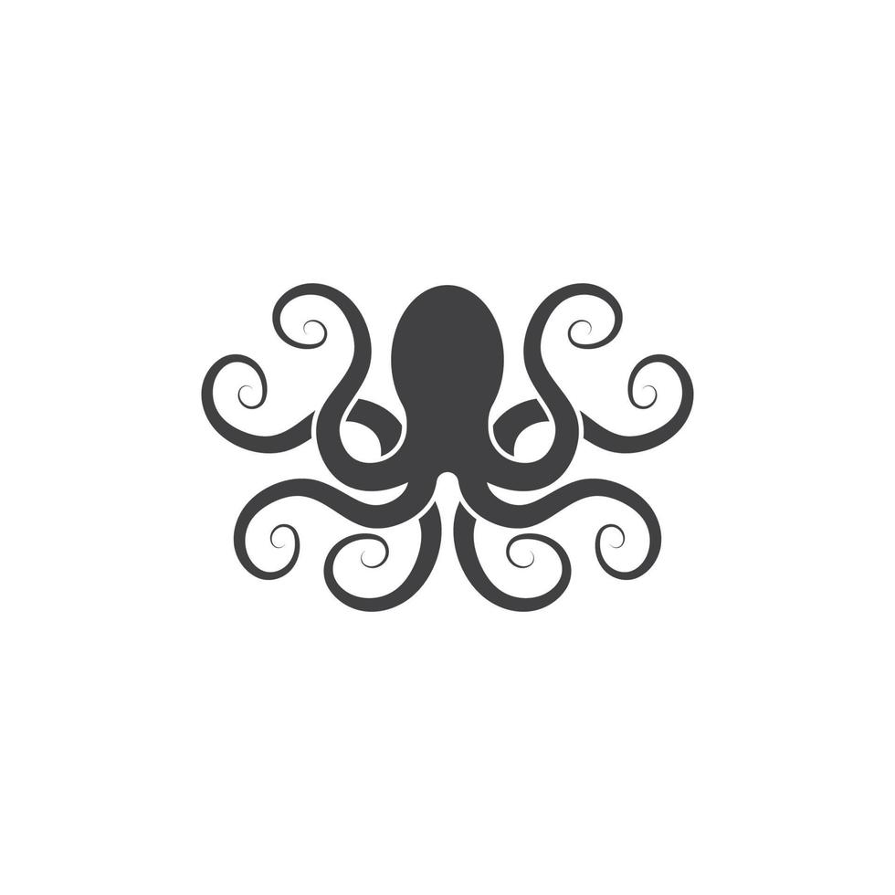 Octopus logo vector ontwerp