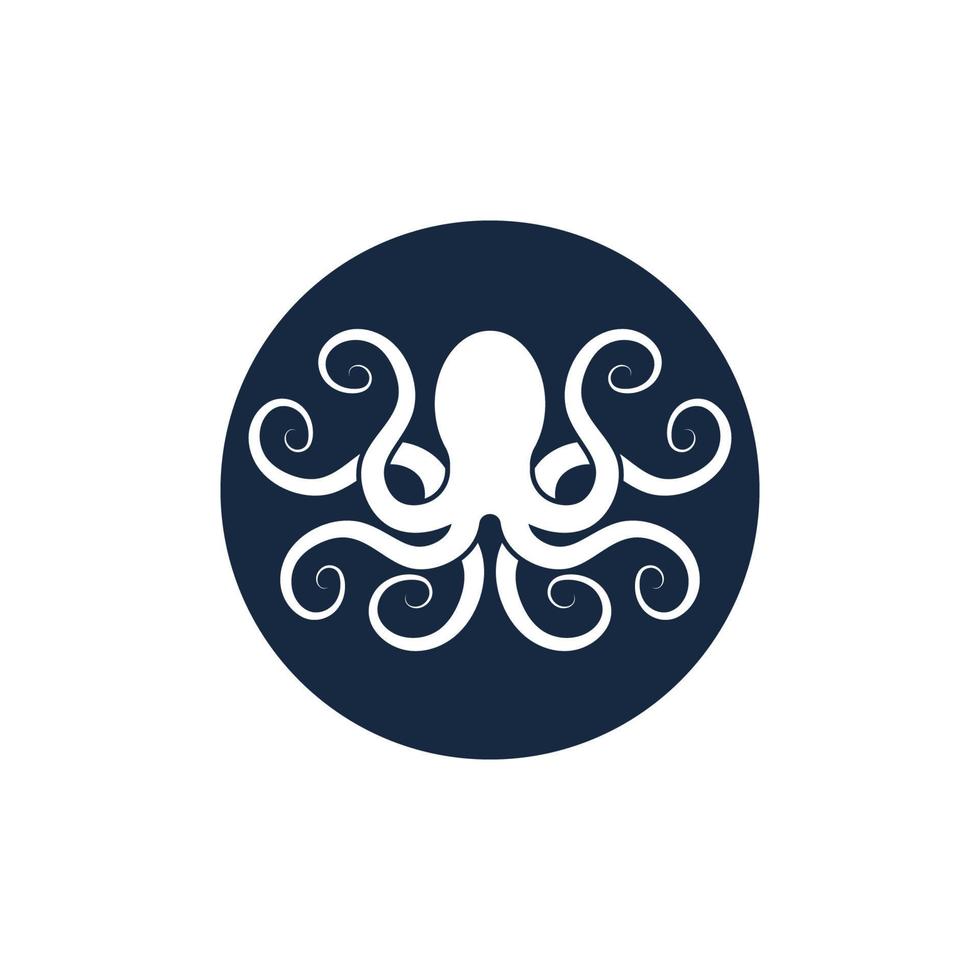 Octopus logo vector ontwerp