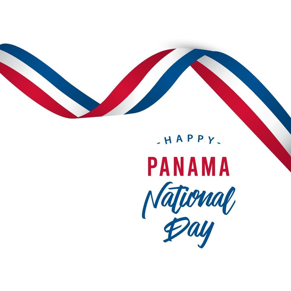 gelukkige panama nationale dag vector sjabloonontwerp illustratie