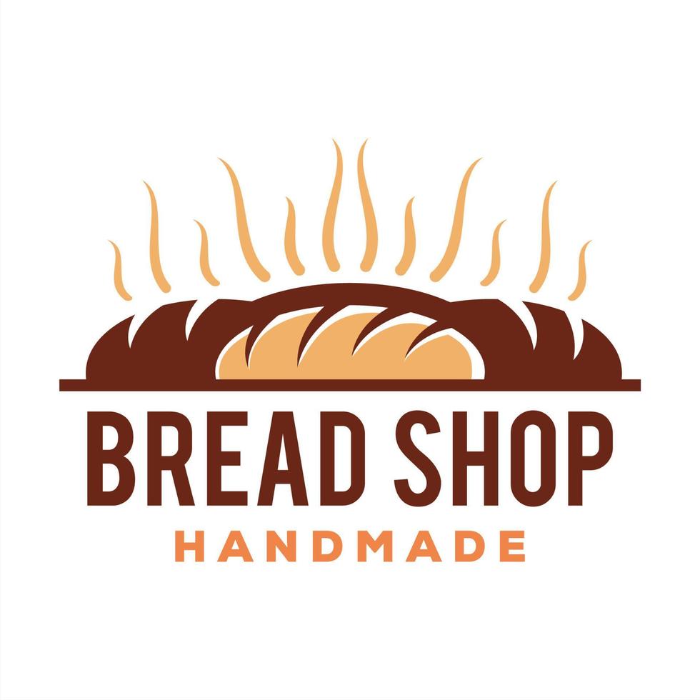 brood café, koken logo, bakkerij winkel vector icoon illustratie