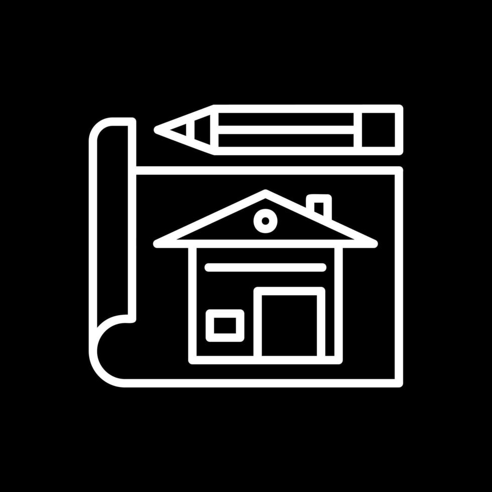 huis plan vector icoon ontwerp