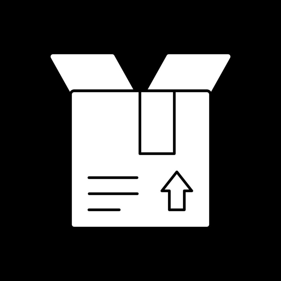 Open doos vector icoon ontwerp