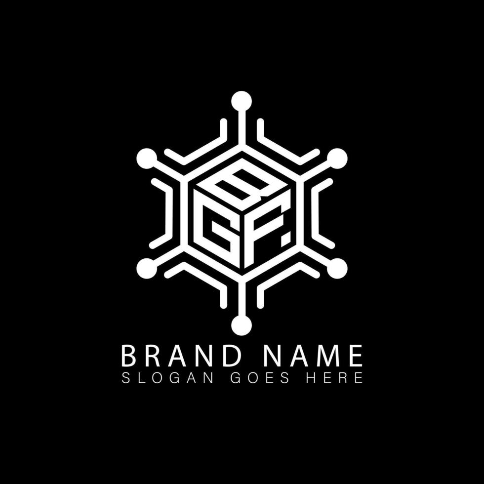 bgf creatief technologie monogram initialen brief logo concept. aoe uniek modern vlak abstract vector veelhoek vorm brief logo.