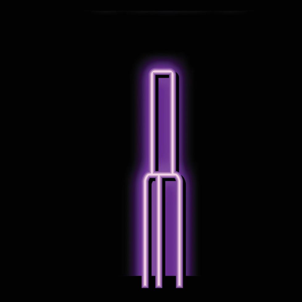 single strand draad neon gloed icoon illustratie vector